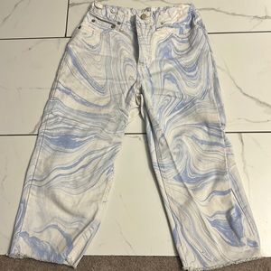 Capri tie-dye pants